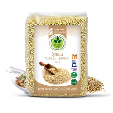 Natur Tanya® Quinoa (Indiánköles). Könnyen emészthető. Édesen és sósan is finom! 250g