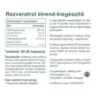 Vitaking Rezveratrol Extra 125mg (80)