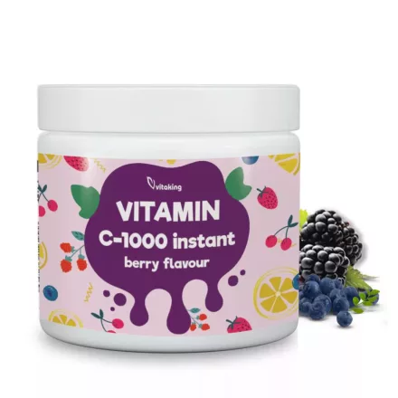 Vitaking Instant Supreme C-1000 (+heszperidin) erdei gyümölcs 400g