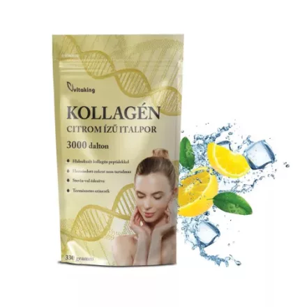 Vitaking Hidrolizált Marhakollagén 330g (citrom íz)