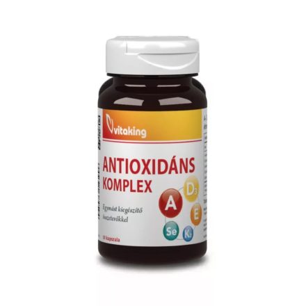 Vitaking Antioxidáns komplex – A+D+E+K2+ szelén (30)