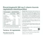 Vitaking Acerola C-500 epres (20 rágótabletta)