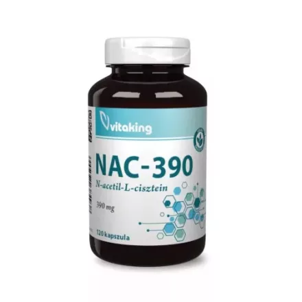 Vitaking NAC-390 (N-acetil-L-cisztein) 390mg (120)