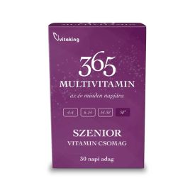 Vitaking 365 Multivitamin Szenior csomag (30)