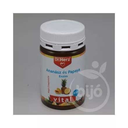 Dr. Herz ananász-papaya enzim kapszula 60 db