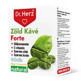   Dr. Herz zöld kávé forte+c-vitamin+glükomannán kapszula 60 db