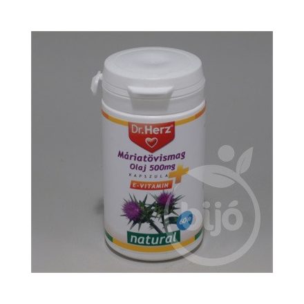 Dr. Herz máriatövismag olaj 500mg kapszula 60 db