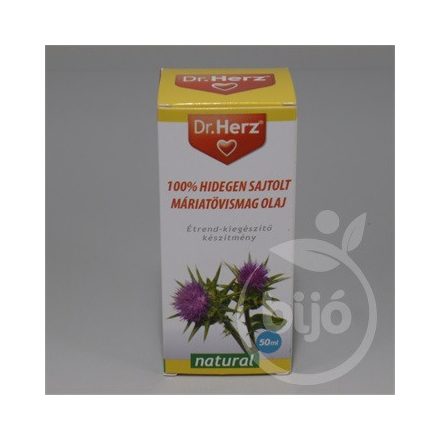 Dr. Herz máriatövismag olaj 100% hidegen sajtolt 50 ml