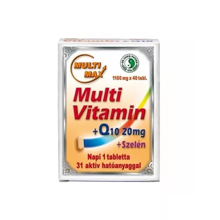 Dr. Chen multimax vitamin+q10+szelén tabletta 40 db