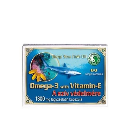 Dr. Chen omega-3 + e-vitamin kapszula 1300mg 60 db