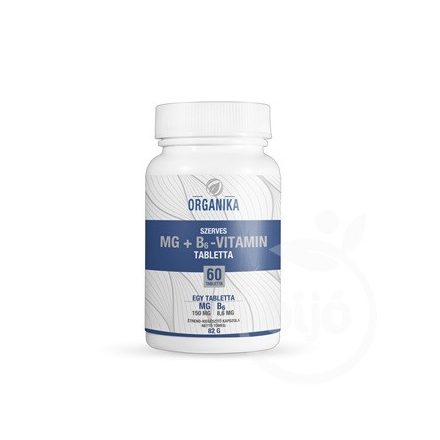 ORGANIKA SZERVES MG+B6-VITAMIN TABLETTA 60 DB