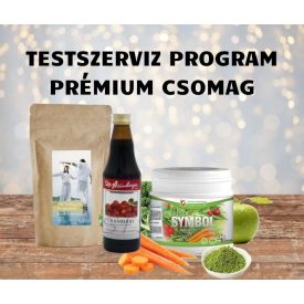   TESTSZERVIZ PROGRAM PRÉMIUM CSOMAG (Vidd Magaddal Zöldturmixpor, Dr. Steinberger Tőzegáfonyalé, Cukormentes Halkollagén)
