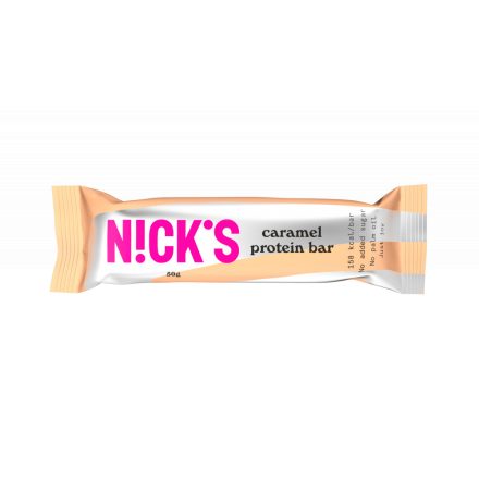 Nick’s KARAMELLÁS FEHÉRJESZELET 50G [caramel protein bar]
