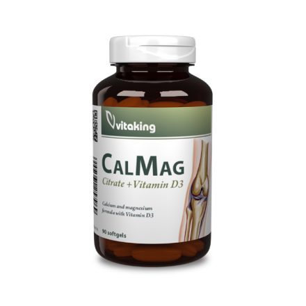 VITAKING CALMAG CITRATE PLUS D3 90 gélkapszula