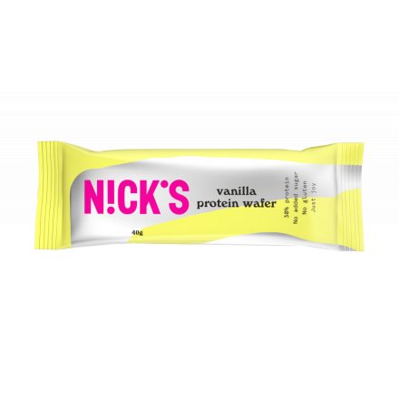 Nick’s VANÍLIÁS FEHÉRJESZELET 40 G [vanilla protein wafer]