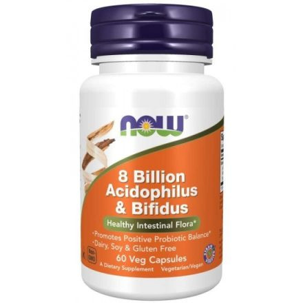 NOW ACIDOPHILUS & BIFIDUS KAPSZULA 60 DB