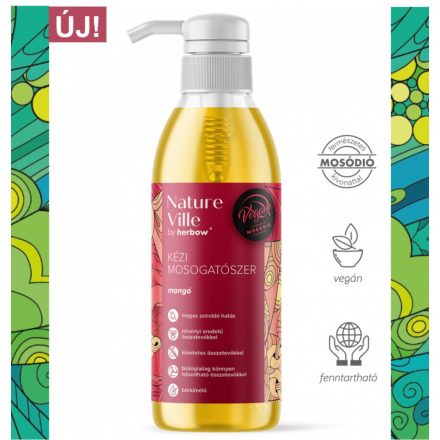Nature Ville by herbow Kézi mosogatószer Mangó illattal 500 ml