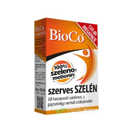 BIOCO SZERVES SZELÉN  100mcg 120 tabletta