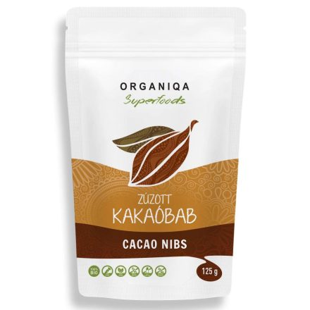 Organiqa Bio Zúzott Kakaóbab 125g (Criollo)