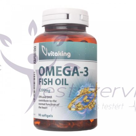 VITAKING OMEGA-3 HALOLAJ 1200 mg GÉLKAPSZULA 90 db