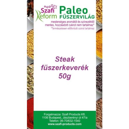 SZAFI Reform Paleo Steak fűszerkeverék 50 g