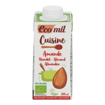 ECOMIL BIO MANDULATEJSZÍN CUKORMENTES