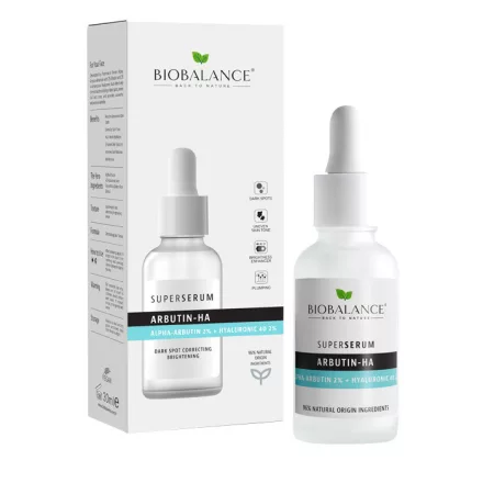BioBalance Alfa-arbutin és hialuronsavas szuperszérum 30 ml