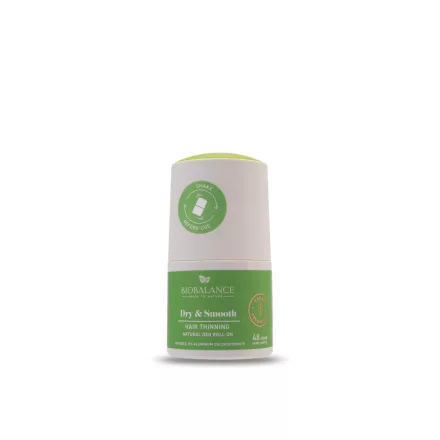BioBalance Dry&Smooth 48h golyós dezodor szőrnövekedést lassító hatással 50 ml