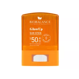   BioBalance Glow Up ragyogást fokozó vízálló fényvédő stick arcra SPF 50+ 19 g