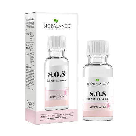 BioBalance S.O.S. szárító szérum aknéra hajlamos bőrre 20 ml