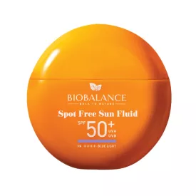   BioBalance Spot Free Sötét foltok elleni vízálló fényvédő fluid arcra SPF 50+ 40 ml