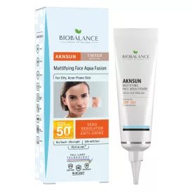   BioBalance Színezett hidratáló és mattító fényvédő arckrém SPF 50+  40 ml