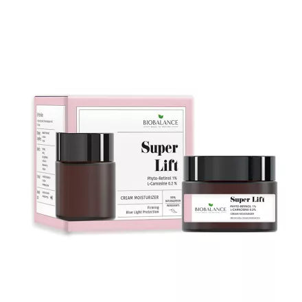 BioBalance Szuper feszesítő hidratáló arckrém fito-retinollal és L-karnozinnal 50 ml