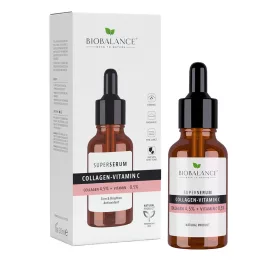   BioBalance Szuperszérum arcra tengeri kollagénnel és c-vitaminnal 30 ml