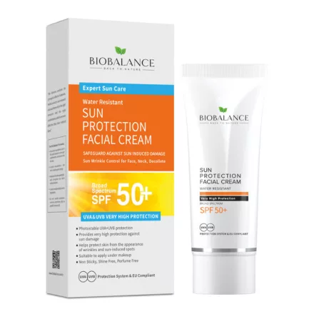 BioBalance Vízálló fényvédő arckrém SPF 50+ 75 ml