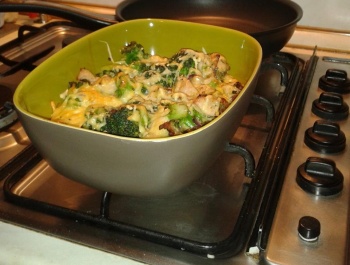 Csirkés-brokkolis frittata