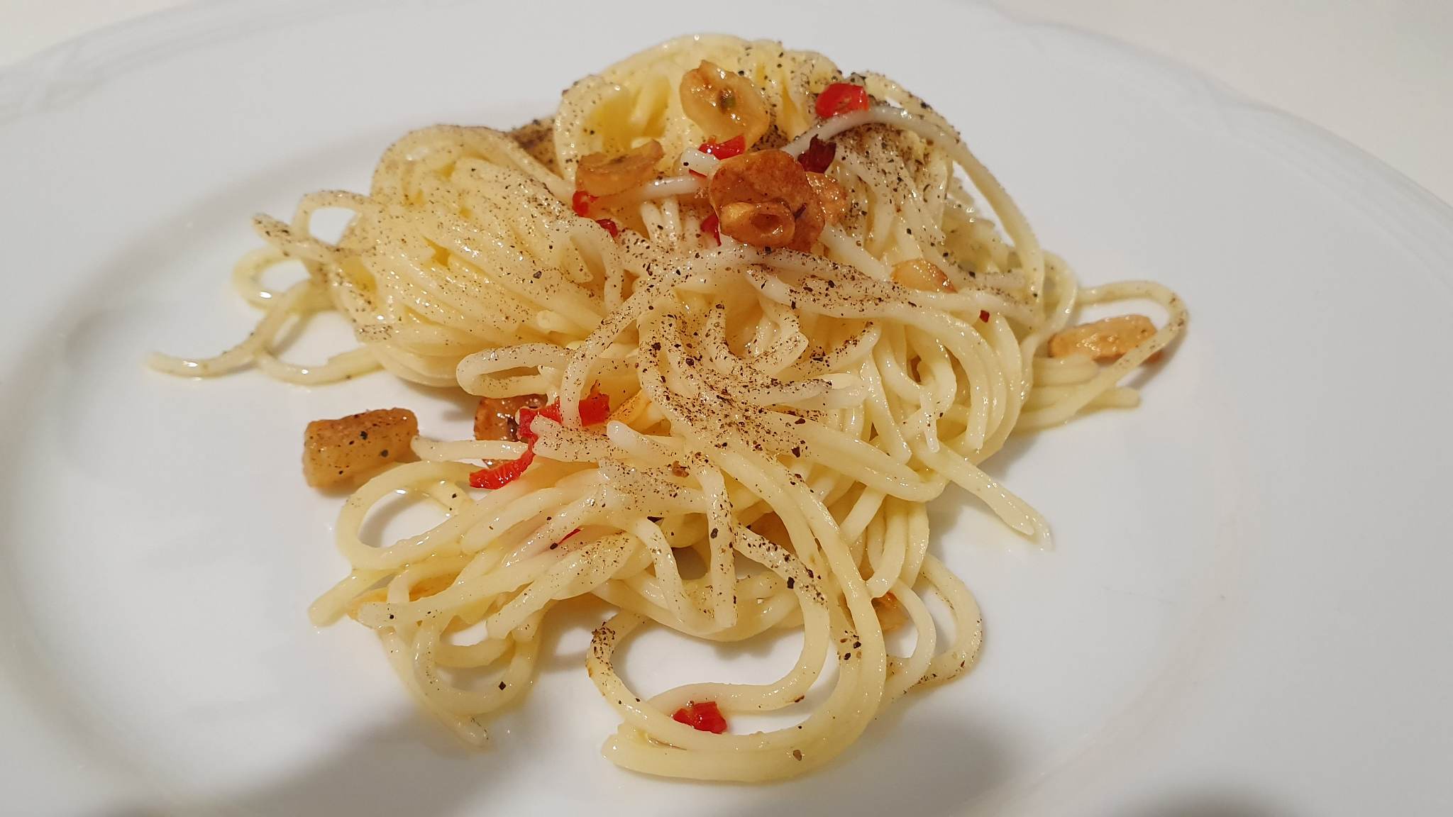 Pasta con Aglio e Olio – Apafőz változat