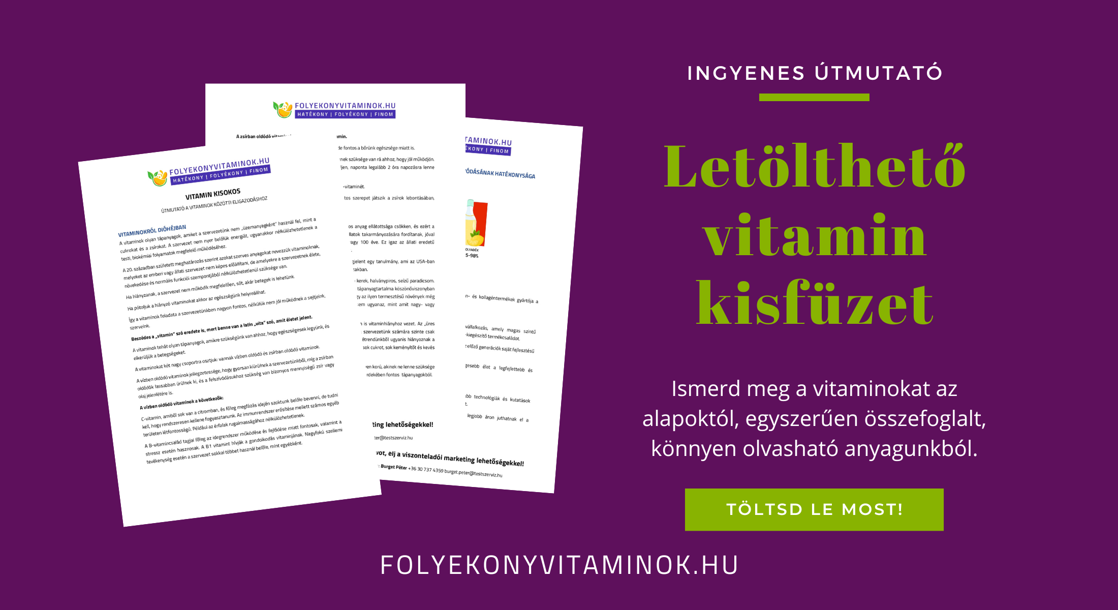 Vitaminkisokos ingyenesen letölthető