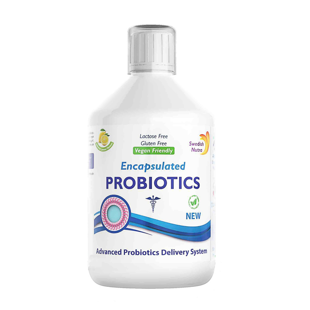 Swedish Nutra Probiotics folyékony probiotikum C-vitaminnal dúsítva – 500ml