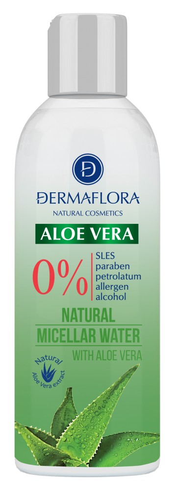 Dermaflora 0% HYDROLIGHT MICELLÁS VÍZ ALOE VERA 200 ml