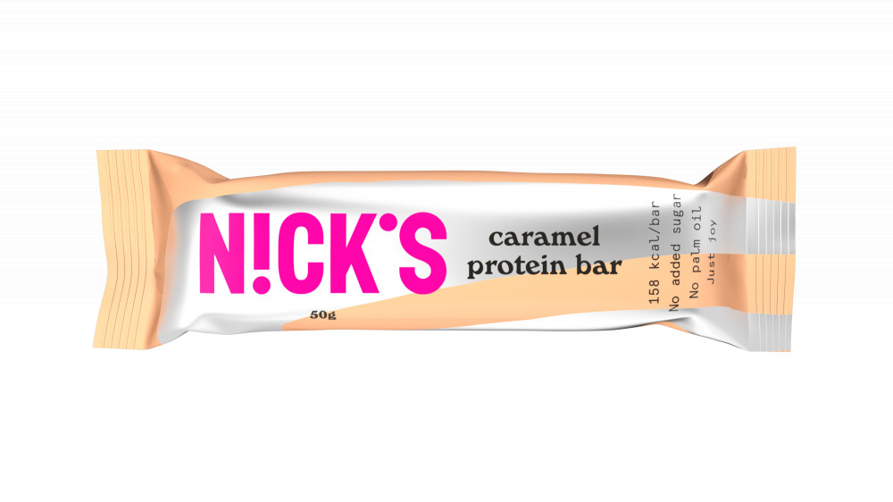 Nick’s KARAMELLÁS FEHÉRJESZELET 50G [caramel protein bar]