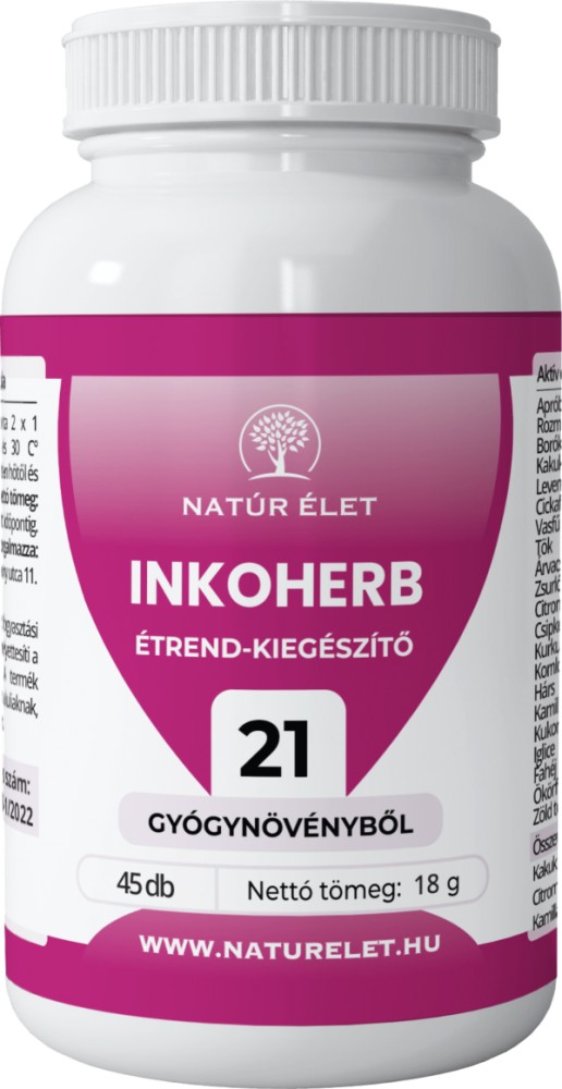 Natur Élet Inkoherb étrend kiegészítő inkontinencia esetén