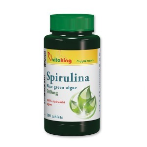 VITAKING SPIRULINA TABLETTA 500 mg 200 db