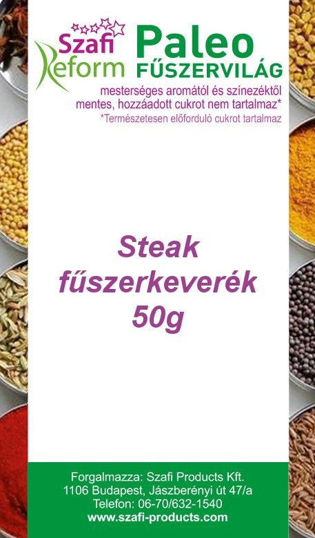 SZAFI Reform Paleo Steak fűszerkeverék 50 g